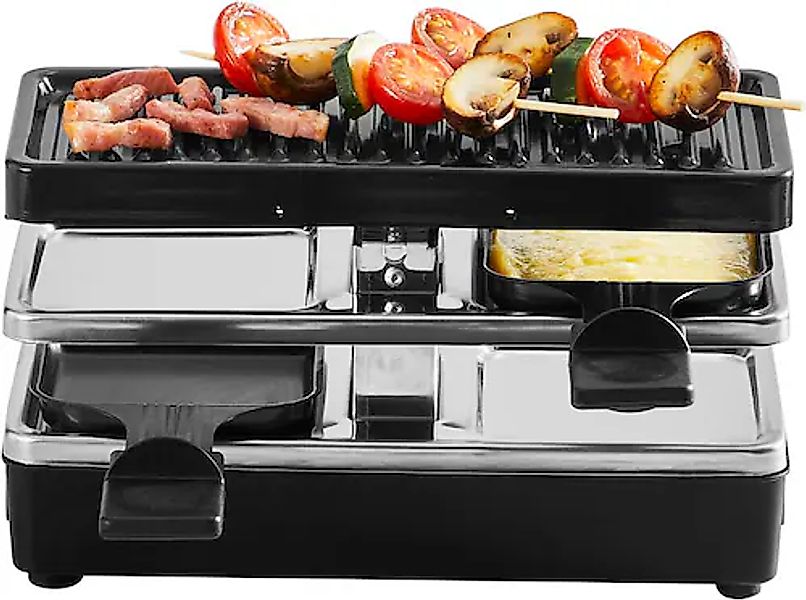 Tefal Raclette »RE2308 Plug & Share«, 2 St. Raclettepfännchen, 400 W günstig online kaufen