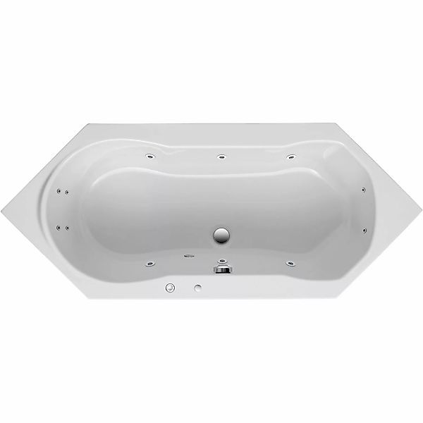 Ottofond Whirlpool Ravenna Komfort 190 cm x 80 cm Weiß günstig online kaufen