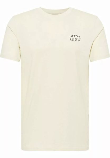 MUSTANG Kurzarmshirt Herren Label-Shirt günstig online kaufen