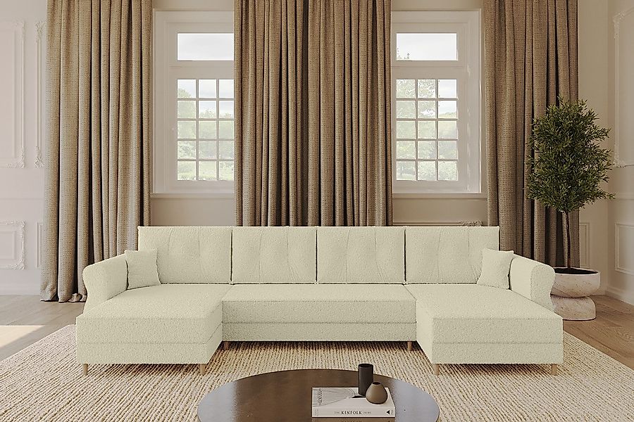 ALTDECOR Wohnlandschaft APOL-U, Couch mit Schlaffunktion, günstig online kaufen
