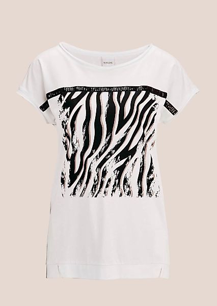 MADELEINE Kurzarmshirt "Shirt Rundhals-Shirt mit platziertem Druck" günstig online kaufen