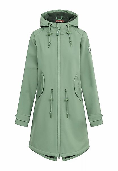 Derbe Softshelljacke "Island Friese", wasserabweisend, winddicht, Kapuze günstig online kaufen