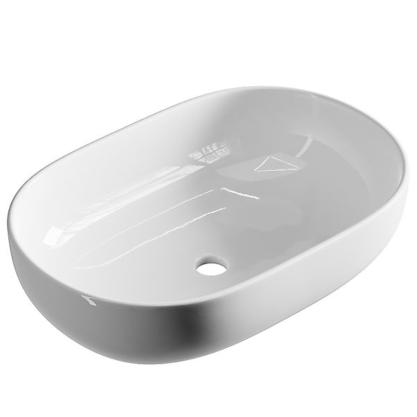Planetmöbel Aufsatzwaschbecken Aufsatzwaschbecken oval 60 cm günstig online kaufen