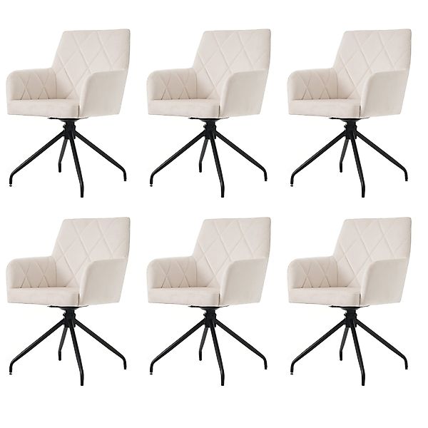 Flieks Esszimmerstuhl (360° drehbar, Set, 6 günstig online kaufen