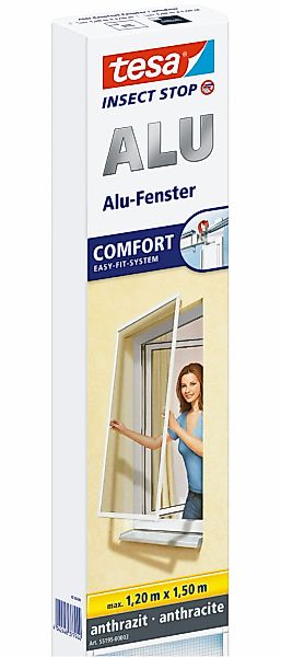 tesa Insektenschutz-Fensterrahmen "Insect Stop ALU Comfort Fliegengitter fü günstig online kaufen
