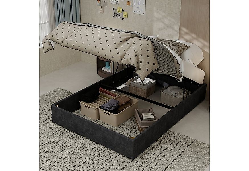 BlingBin Polsterbett Doppelbett Stauraumbett (1-tlg., Mit großzügigem Staur günstig online kaufen