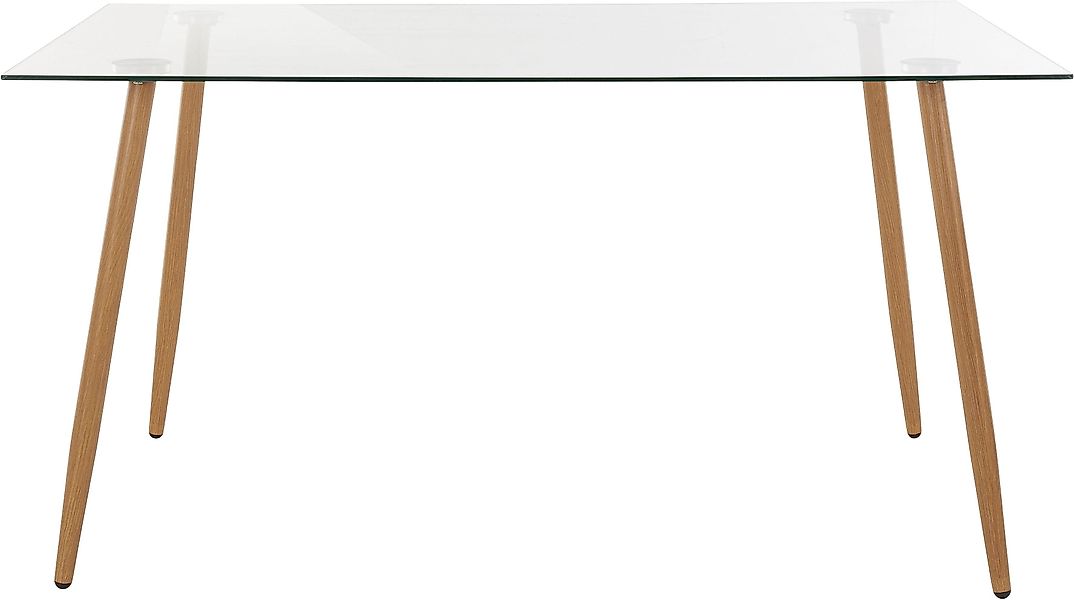 INOSIGN Glastisch Miller, Breite 140 cm günstig online kaufen