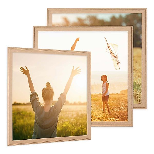 PHOTOLINI Bilderrahmen 3er Set im Landhaus-Stil günstig online kaufen
