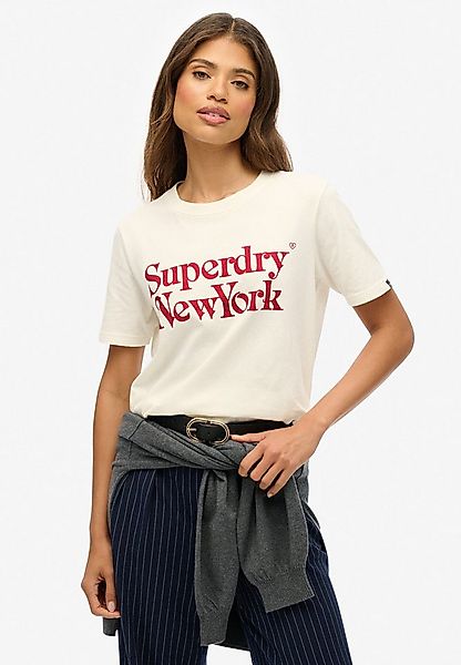 Superdry Print-Shirt BRAND MARK RELAXED TEE günstig online kaufen