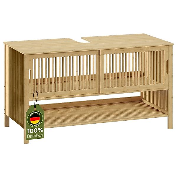Bellamio Waschbeckenunterschrank Sava (natur) aus Bambus, günstig online kaufen