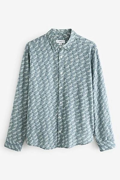 Next Langarmhemd Bedrucktes Langarmhemd (1-tlg) günstig online kaufen