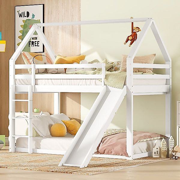 Flieks Etagenbett, Hochbett Kiefernholz Kinderbett mit günstig online kaufen