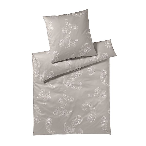 JOOP! Comfort Satin Bettwäsche 4120-7 Paisley Taupe 135x200 günstig online kaufen