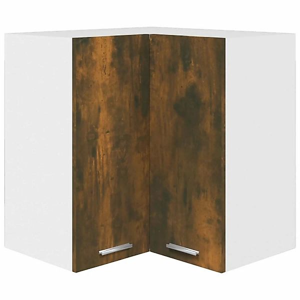 vidaXL Eck-Hängeschrank Räuchereiche 57x57x60 cm Holzwerkstoff günstig online kaufen
