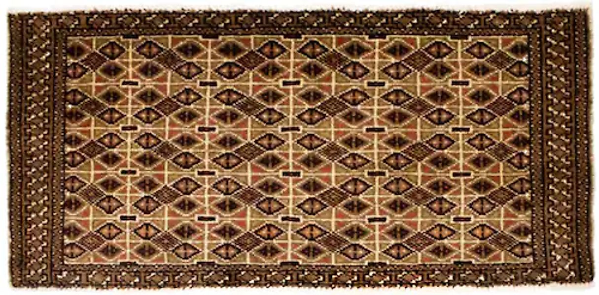morgenland Wollteppich »Turkaman Teppich handgeknüpft«, rechteckig günstig online kaufen
