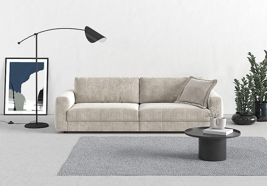 TRENDMANUFAKTUR Big-Sofa "Bourbon, Designsofa, Mega Sofa mit tollem Sitzkom günstig online kaufen