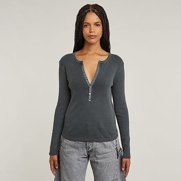 G-STAR Langarmshirt Deep v slim mit günstig online kaufen