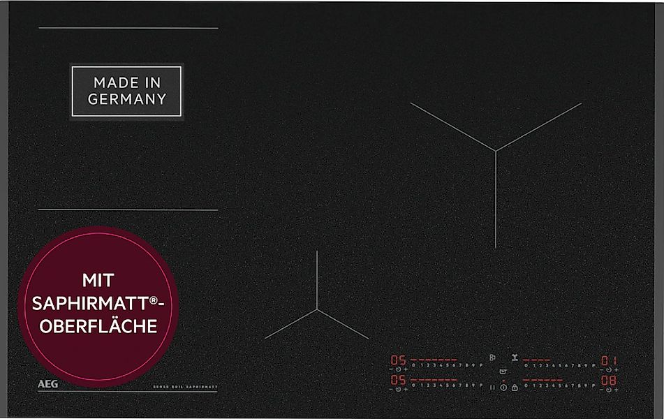 AEG Induktions-Kochfeld "TII84B1FFZ" SaphirMatt- 4x kratzresistentere Oberf günstig online kaufen