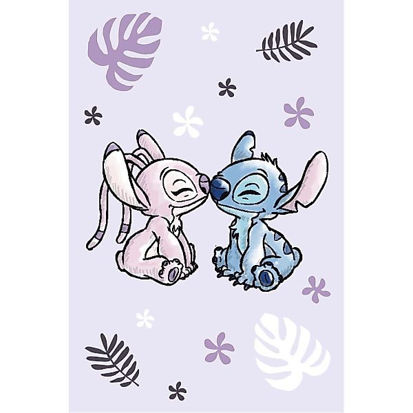 Wohndecke Lilo & Stitch Fleecedecke 100x150cm günstig online kaufen