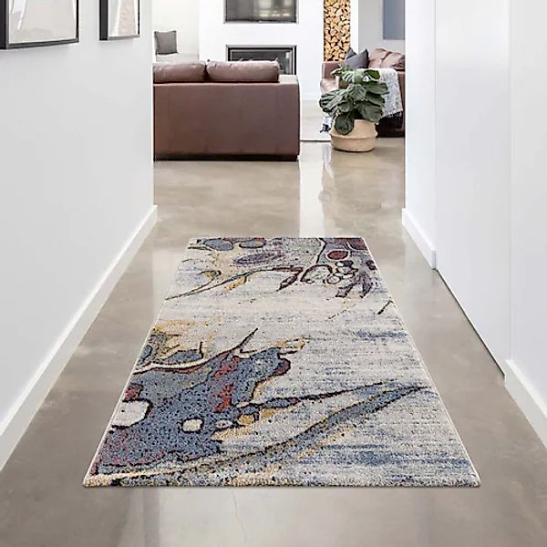 Carpet City Teppich »Mista 2699«, rechteckig, 9 mm Höhe, Läufer, Kurzflor, günstig online kaufen