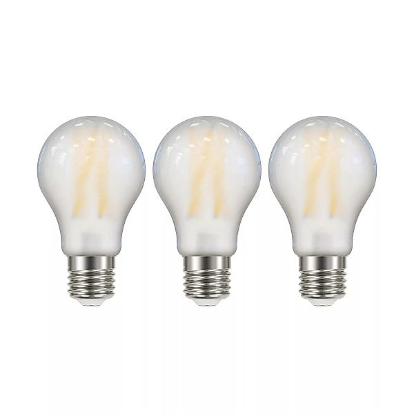 LED-Leuchtmittel Filament matt E27 A60 2,2W 2700K 470lm 3er günstig online kaufen