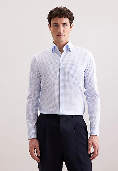 seidensticker Businesshemd "Schwarze Rose", Regular 1/1 Covered-Button-Down günstig online kaufen