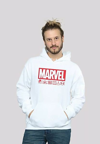 F4NT4STIC Kapuzenpullover Marvel Logo Wash Care Symbols Herren,Premium Merc günstig online kaufen