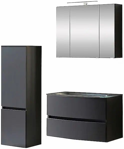 welltime Badezimmer-Set »Kaunas« Set, 3 Stk. tlg. günstig online kaufen