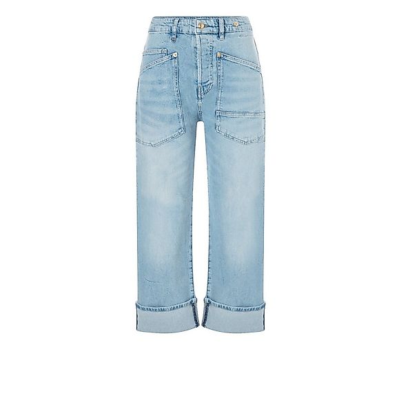 DREMAC 5-Pocket-Jeans BAGGY light blue net washed günstig online kaufen