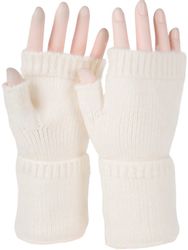 styleBREAKER Strickhandschuhe Fingerlose Strickhandschuhe Einfarbig (1-St) günstig online kaufen