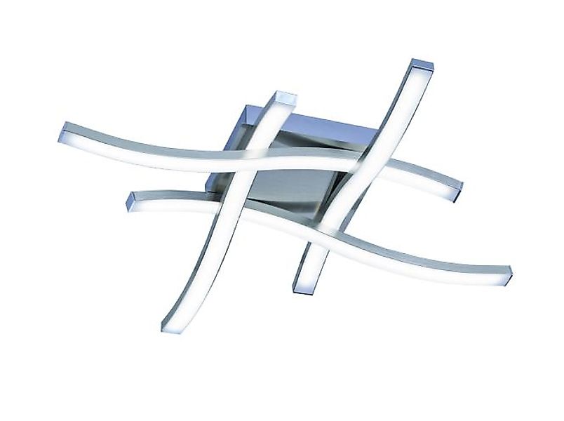 LED-Deckenleuchte ROUTE 4x5W LED von REALITY Leuchten R62474107 Hellgrau günstig online kaufen