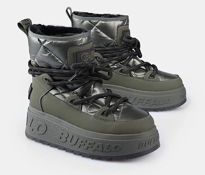 Buffalo Snowboots "ELIZA" Winterboots, Schnürboots, Schlupfboots mit Warmfu günstig online kaufen