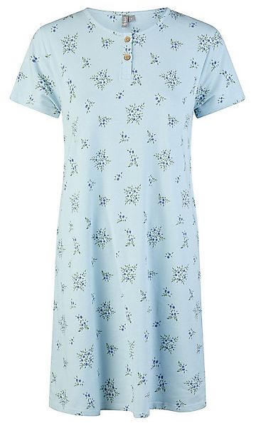 By Louise Nachthemd Damen Schlafshirt mit kurzem Arm (1-tlg) Streublumen günstig online kaufen