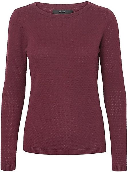 Vero Moda Rundhalspullover VMCARE STRUCTURE LS günstig online kaufen