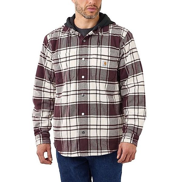 Carhartt Hemdjacke Carhartt FLANNEL FLEECE LINED HOODED SHIRT JAC 105621 (1 günstig online kaufen