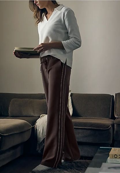 CECIL Hose mit Tapestreifen günstig online kaufen