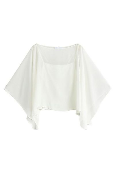 Next Blusenshirt Oberteil mit transparenter Lage und Cape-Ärmeln (2-tlg) günstig online kaufen