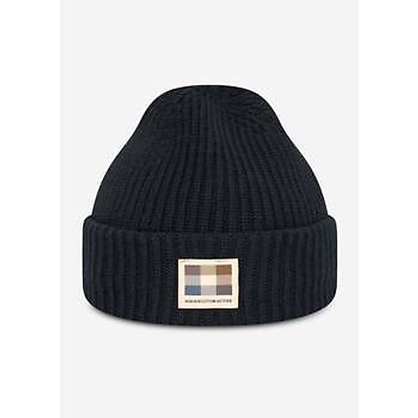 Aquascutum  Mütze Active roll beanie - black günstig online kaufen