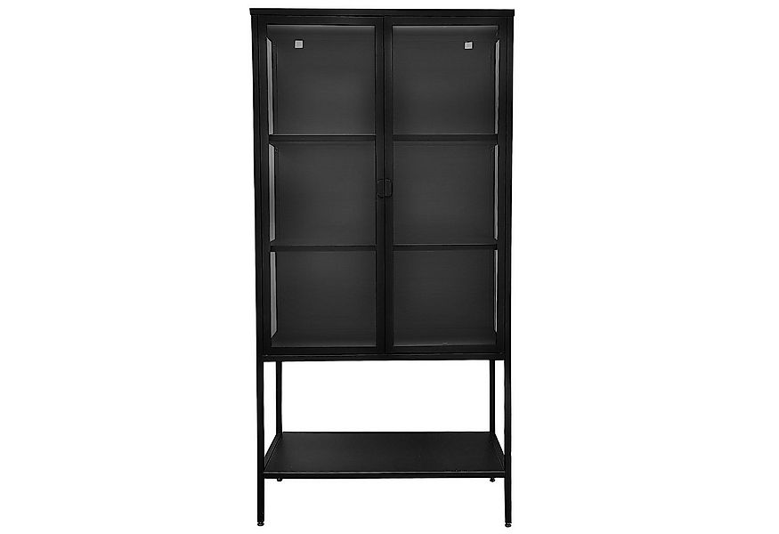 osoltus Raumteiler osoltus Vitrine Schrank Glasschrank Stahl cube schwarz I günstig online kaufen