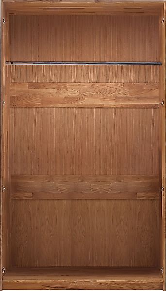 Home affaire Kleiderschrank "Chamara" aus massivem Eichenholz, in unterschi günstig online kaufen