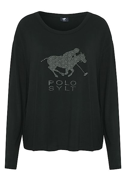 Polo Sylt Langarmshirt mit Logo-Motiv und günstig online kaufen