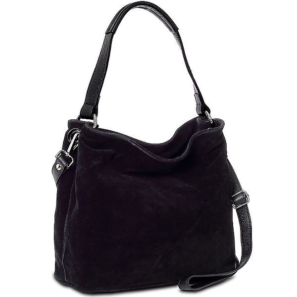 Caspar Schultertasche Damen Veloursleder Handtasche Klassisch günstig online kaufen