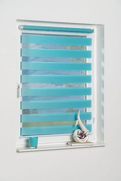 K-HOME Doppelrollo "Maringa Klemmfix" Lichtschutz ohne Bohren in verschiede günstig online kaufen