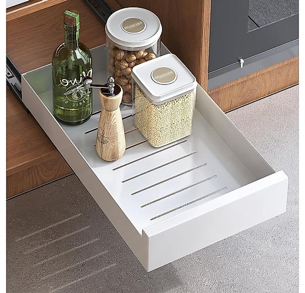 NUODWELL Küchenorganizer-Set Teleskopschublade, Ausziehbare Schubladen-Aufb günstig online kaufen