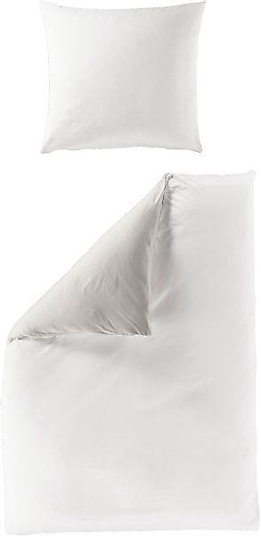 BIERBAUM Wendebettwäsche »Modern Uni in Gr. 135x200 oder 155x220 cm«, Moder günstig online kaufen