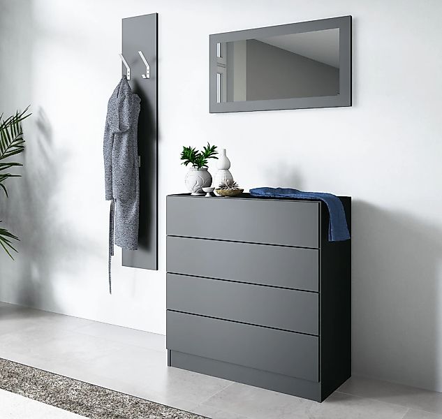 borchardt Möbel Garderoben-Set "Vaasa 3" Set, 3 Stk. tlg. günstig online kaufen