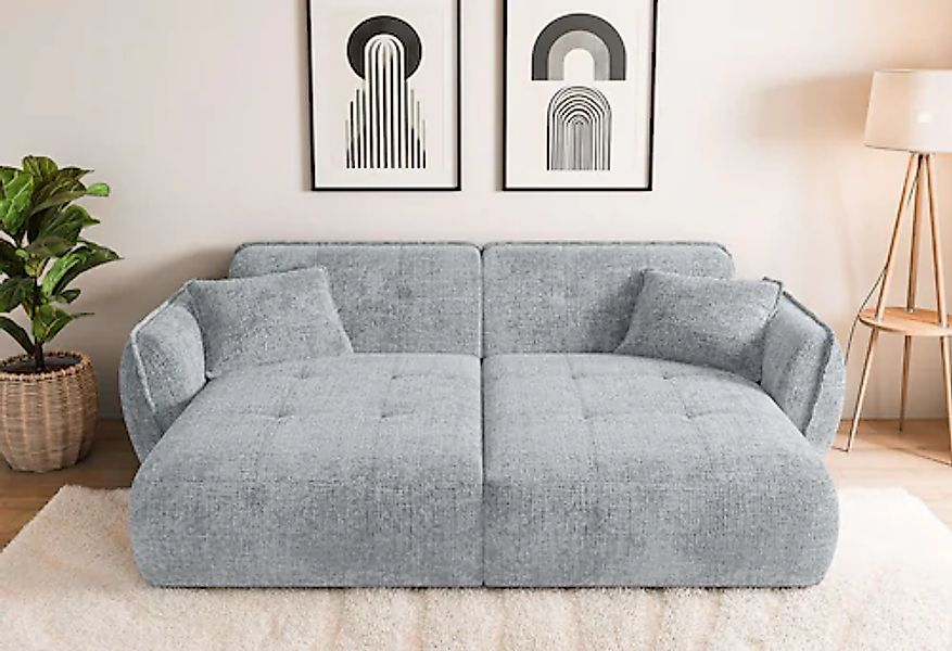 Home affaire Big-Sofa »MIRELDA Design-Sofa mit Steppungen, extra tief, Brei günstig online kaufen