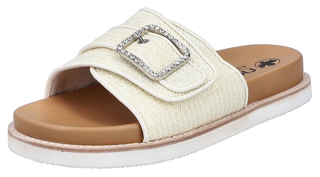 Rieker Pantolette, Sommerschuh, Strandschuh mit praktischem Klettverschluss günstig online kaufen
