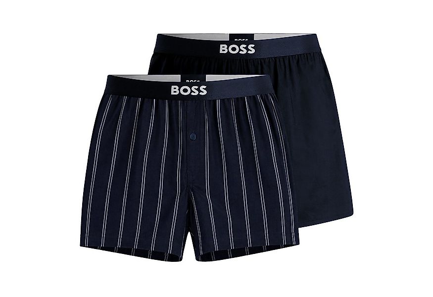 BOSS Boxershorts Boxer Shorts EW (2-St) mit Webgummibund günstig online kaufen