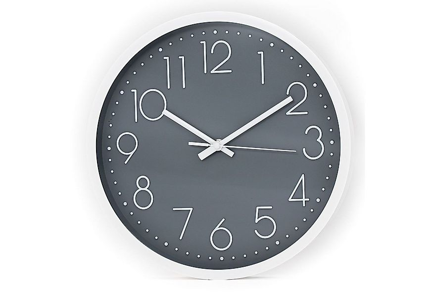 Intirilife Wanduhr (Wanduhr lautlos, ohne Tickgeräusche klassiche moderene günstig online kaufen